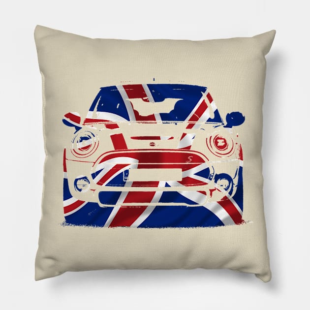 mini, british car Pillow by hottehue