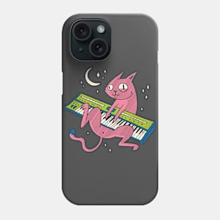 cat synth Phone Case