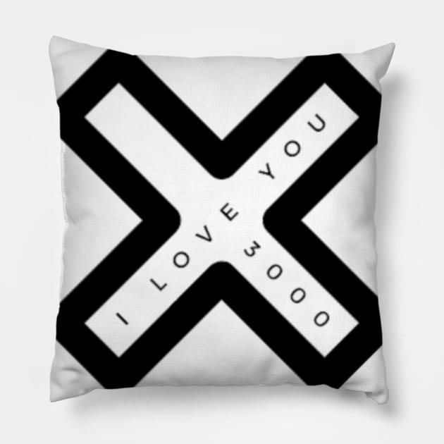 I LOVE YOU 3000 Pillow by PhoenixDamn