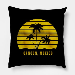 Cancun Beach Mexico Pillow