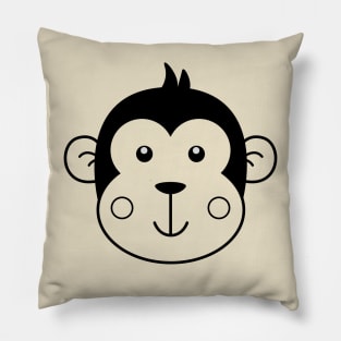 Monkey for Boys Girls and Adults - Monkey Head Pillow