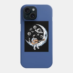 astronaut playing guitar 4 Phone Case