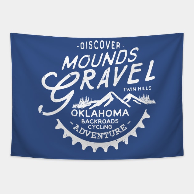 Mounds Gravel Cycling Adventure - White Tapestry by jbfatcats