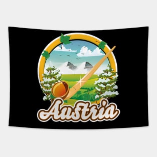 Austria travel logo Tapestry