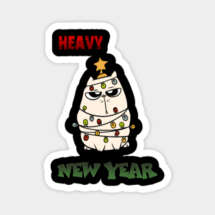 Heavy new year Magnet