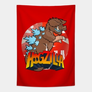 Gutter Pigs Hogzilla Tapestry