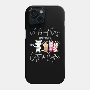 Cats and Coffee Phone Case