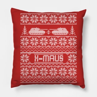 Ugly Christmas Sweater X-MAUS Pillow