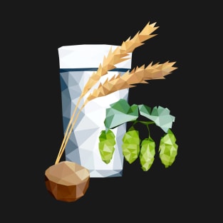 Beer Ingredients - Water, Hops, Barley, Yeast T-Shirt