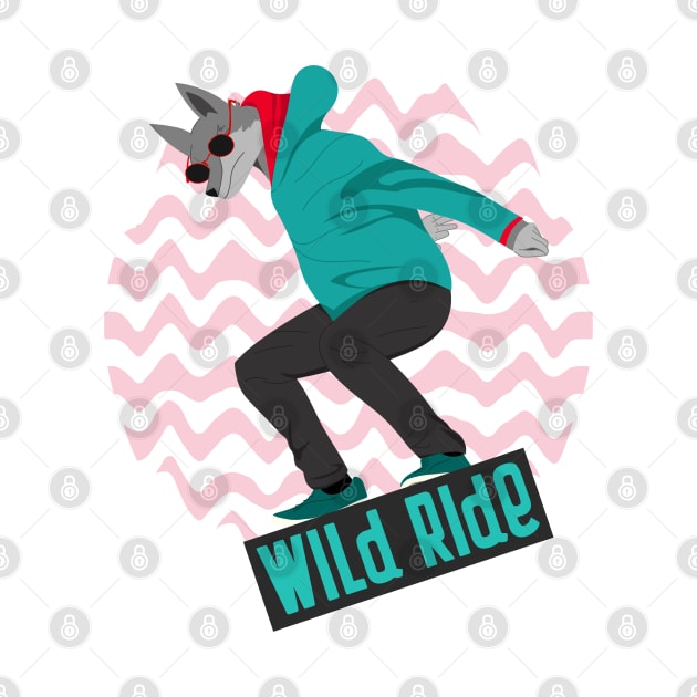 Wild Ride, snowboarding, snowboarder. by Style Conscious