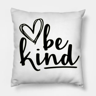 be kind Heart Pillow