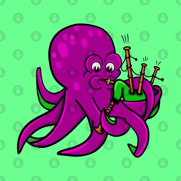 Octopus Bagpipes by mailboxdisco