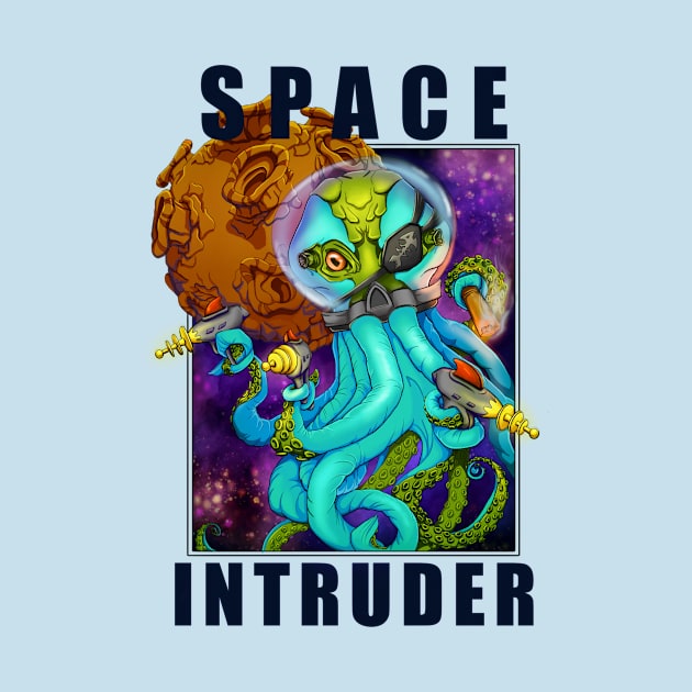 Space octopus intruder by Oxy’s art