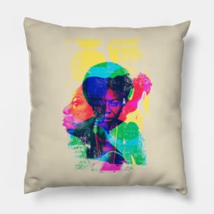 Nina Simone offset graphic Pillow