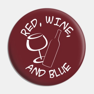 Red Wine and Blue Pin