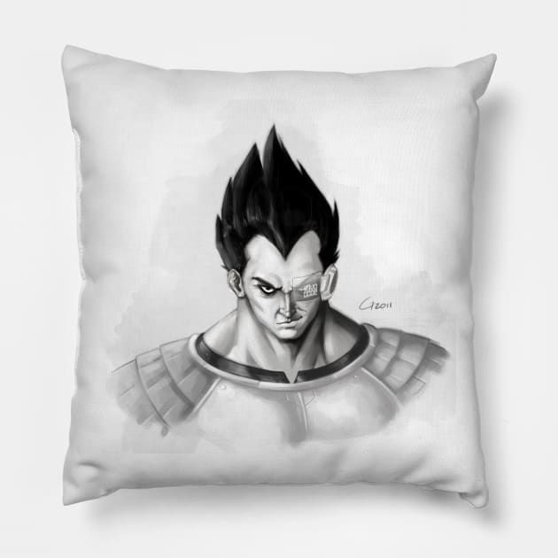 Over 9000 Pillow by gavinmichelliart