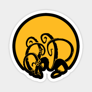 The Octopus Moon Magnet