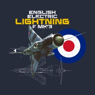 British English Electric Lightning F Mk 3 (dark) T-Shirt