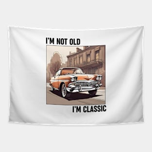 Classic Car Tapestry