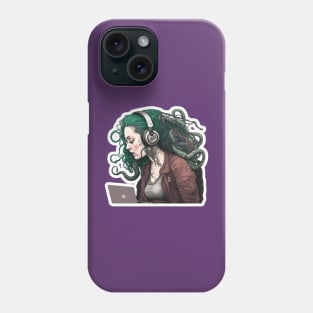 Green Girl Phone Case