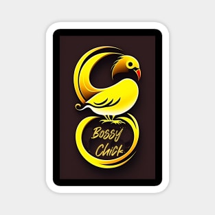 Bossy Chick (logo of a female chicken) Magnet