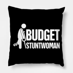 Stuntwoman - Funny Broken Leg Get Well Pillow