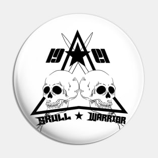 Skull warrior skeleton design Pin