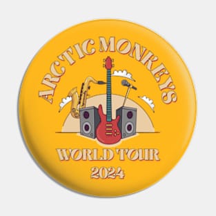 Arctic MOnkeys Tour 2024 T shirt Pin