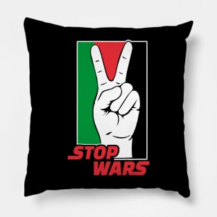 Stop Wars - Free Palestine Pillow