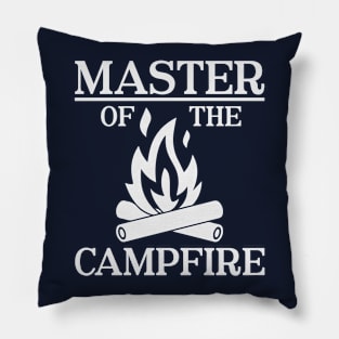 Master Of The Campfire Pillow