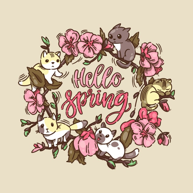 Hello Spring! (cats) by Guyshulia