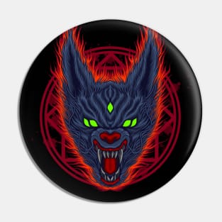 ANGRY WOLF Pin