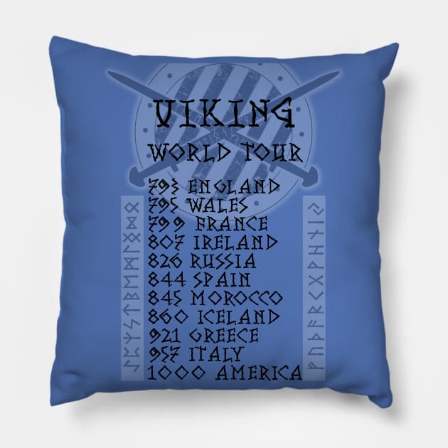 Vikings Pillow by Scar