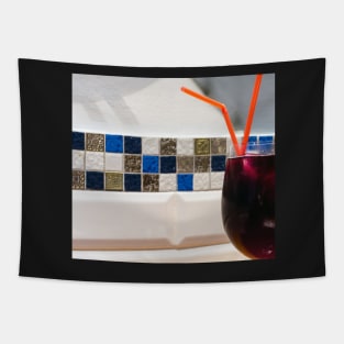 Glass of red wine Tapestry