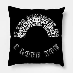 Memoirs of Endless Love Pillow