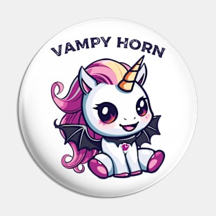 Vampy Horn Pin