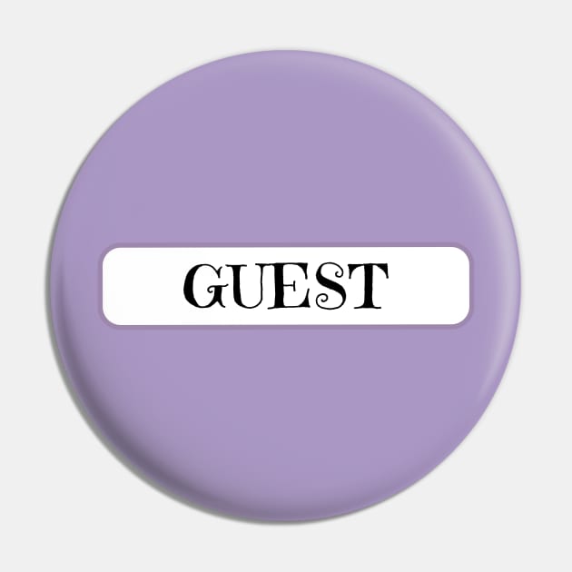 Guest at the wedding Pin by designInk