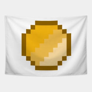 Gold Coin Coin Pixel Art Tapestry