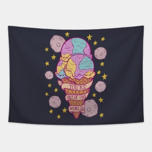 Out of This World Ice Cream Tapestry