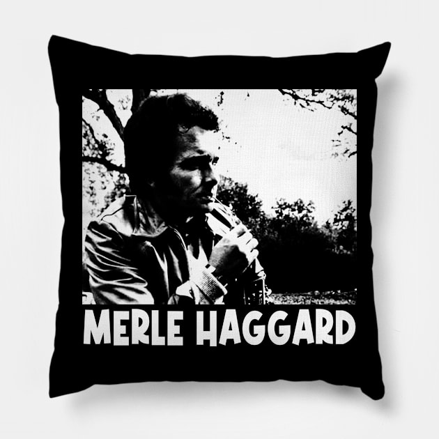 Vintage Music Retro Merle For Men Women Pillow by Hayes Anita Blanchard