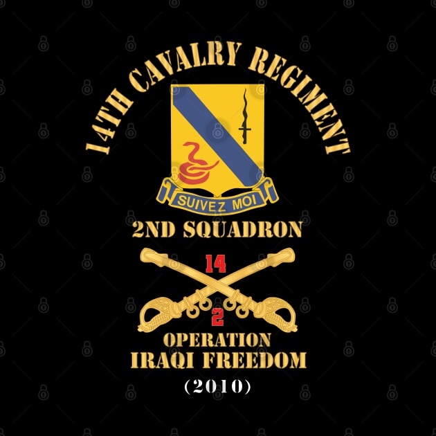 Army - 14th Cavalry Regiment w Cav Br - 2nd Squadron - Operation Iraqi Freedom - 2010 - Red Txt X 300 by twix123844