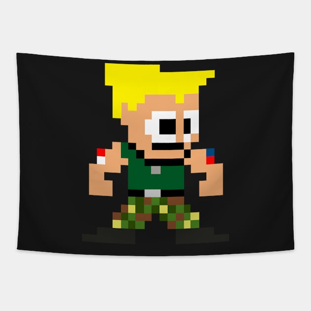 Pixel Guile Tapestry by JamesCMarshall