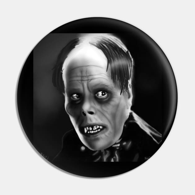 Lon Chaney Pin by Vallieboy_art