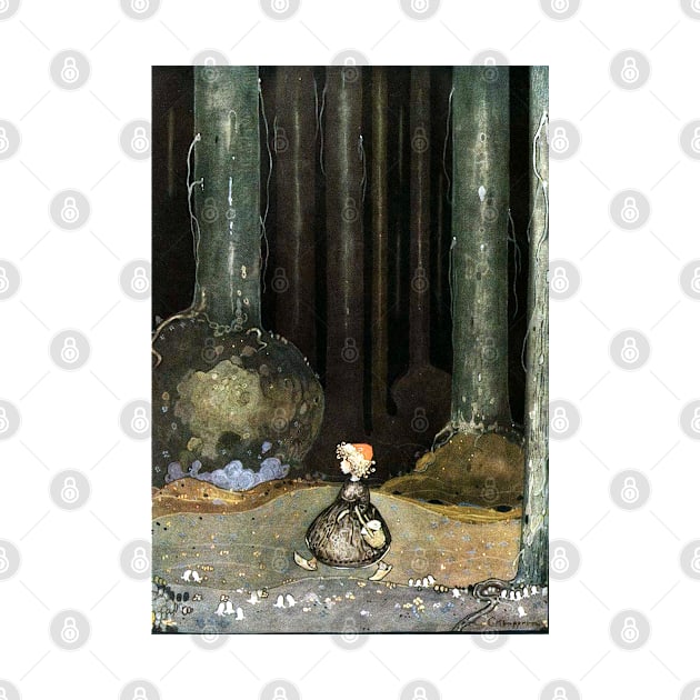 Little Red Cap Gustaf Tenggren - John Bauer by forgottenbeauty