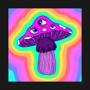 Full Mushroom Sees All T-Shirt