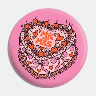 Mr. and Mrs. Cake Pin