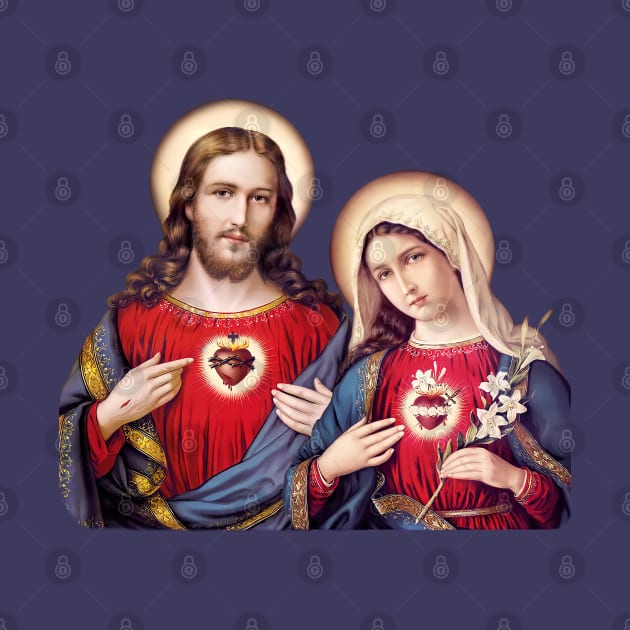 Hearts of Jesus and Mary: Sacred and Immaculate Heart by Brasilia Catholic