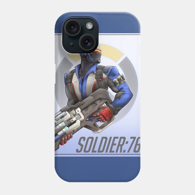 Soldier 76 Phone Case by AdamCRivera