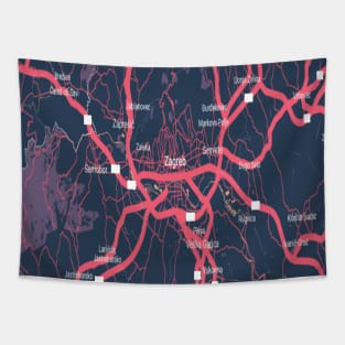 Zagreb colour map Tapestry