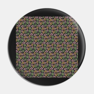 Stylish Floral Seamless Pattern Pin